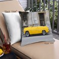 thumbnail image 1 of Ahgly Coussin d'Extérieur Color Focus Yellow, 18 Pouces par 18 Pouces, 1 of 6