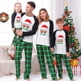 thumbnail image 2 of Pijamas familiares navideños a juego, conjuntos de pijamas verdes Santa, gafas de sol, Navidad en julio, 2 of 4
