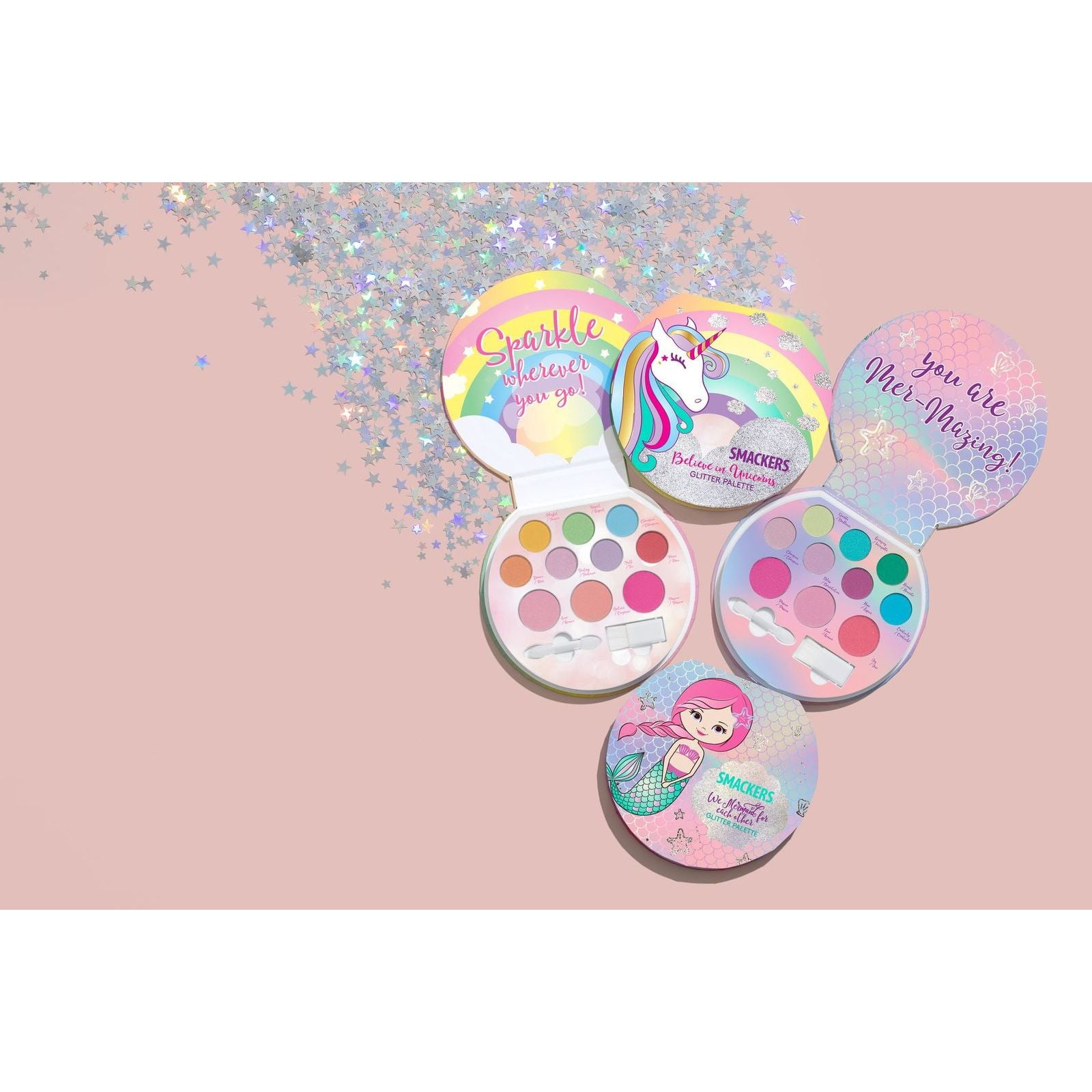 (2 pack) PR Lip Smacker Sparkle & Shine Makeup Palette - Unicorn Palette - 1 Pack
