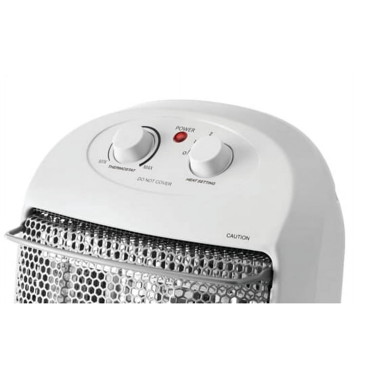 Pelonis Electric Quartz Heater with Thermostat, White, HQ-1000 - Walmart.com