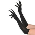 thumbnail image 2 of Black Cat Woman Long Gloves With Claws - One Size (1 Pair) - Fun & Functional Accessory, Ideal for Cosplay & Themed Parties, 2 of 8