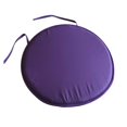 thumbnail image 6 of Hvmvliv 11.8X11.8X0.71in Indoor Outdoor Round Seat Cushions with Ties,Soft Polyester Fiber,Secure Fastening,Universal Size for Dining Chairs,Garden,Patio,Bistro,Home,Office Purple, 6 of 9