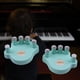 thumbnail image 5 of 1 par de entrenadores de dedos para piano, correctores de dedos para entrenamiento de fuerza con azul, 5 of 9