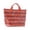 Saffron, variant on Striped Tote Purse, 16Γ12Γ6 In Waterproof Beach Bag, Large PVC Retro Casual Handbag For Travel Shopping Gym(Green)