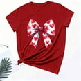 thumbnail image 4 of Kaemgyyd Womens Valentines Day Shirt Hearts Tshirt Valentine Gifts Tee Tops Lightweight Crew Neck Workout T-Shirts, 4 of 6