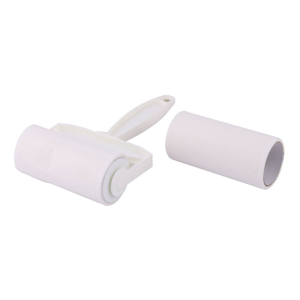 Unique Bargains Manual Clothes Dust Clean Remover Roll Plastic Sticky