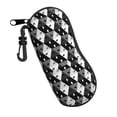 thumbnail image 3 of ZICANCN Sunglasses Soft Case, Black & White Hexagon Neoprene Zipper Eyeglass Case for Men Women, 3 of 9