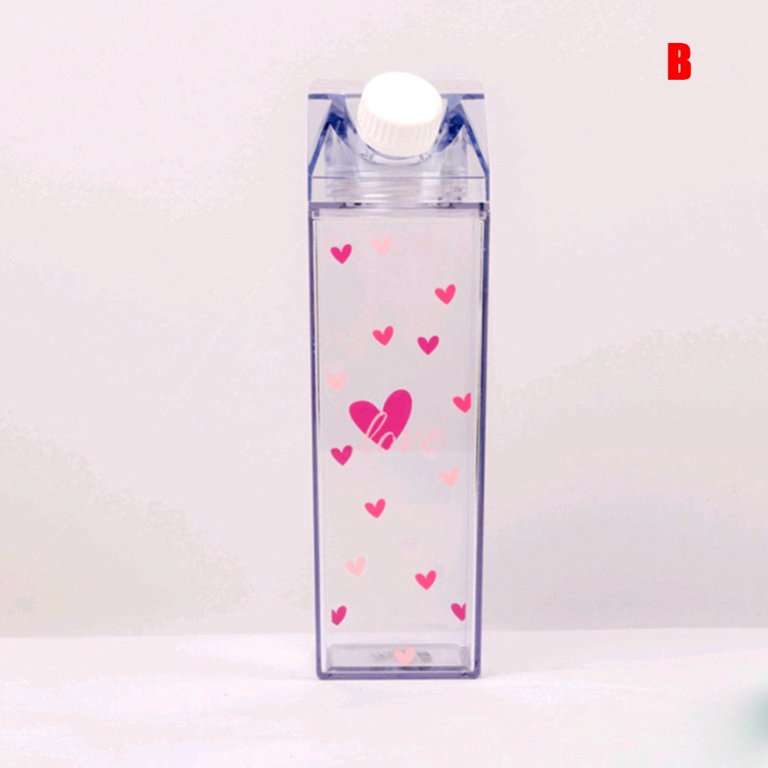 Bedazzled Pastel Flower Milk Carton Water Bottle Aesthetic Unique Gift for  Her 