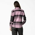 thumbnail image 3 of Dickies Women’s DuraTech Renegade Flannel Shirt, Grapeade Windowpane Plaid, S, 3 of 5