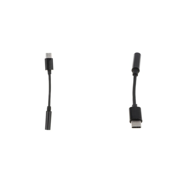 Adaptador De Conector De Auriculares 3,5 Mm De 2 Piezas, Cable Auxiliar / Convertidor de sonido / l 2 / 2XL / Hugo Adaptador de cable de audio