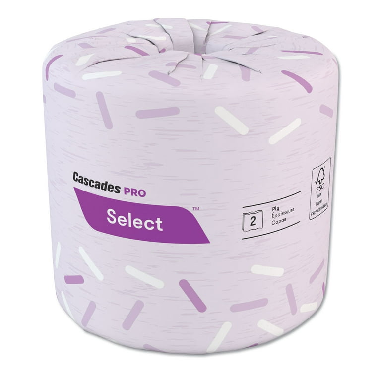 Select Standard Bath Tissue, 2-Ply, White, 4 x 3.19, 500/Roll, 96/Carton Select Standard Bath Tissue, 2-Ply, White, 4 x 3.19, 500/Roll, 96/Carton