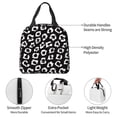 thumbnail image 4 of Easygdp Black Leopard Bolsa Térmica Premium - Tela Oxford Impermeable, Gran Capacidad, Bolsillo Frontal, Unisex para Trabajo, Escuela, Actividades al Aire Libre y Picnics, 4 of 8