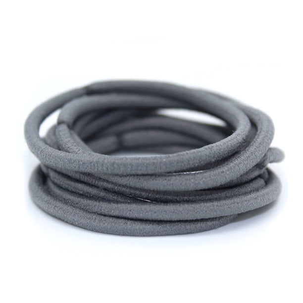 Jumpingount 10 piezas de bandas para el cabello Topknot tocados decorativos ajustables soporte de cola de caballo de alta elasticidad Scrunchies Type1 NO1