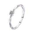 thumbnail image 2 of Anillo de fila de ondas de encaje Nuevo anillo de fila de moda Anillo de vicio Anillo de diamante pequeño Anillo de moissanita, 2 of 5