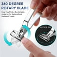 thumbnail image 3 of 7 Pcs Nail Clippers Set Ingrown Toenail Clippers Kit Stainless Steel Ingrown Toenail Removal Kit Professional Toenail Clippers Set for Ingrown and Thick Nail Durable Toe Nail Cutter, 3 of 11