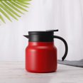 thumbnail image 1 of Yazoeia Thermal Carafe Stainless Steel Double Walled Vacuum Insulated Coffee Pot with Press Button For Coffee Milk Tea CJC912-129609, 1 of 9