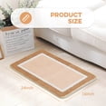 thumbnail image 6 of Onekawa Bathroom Rug 16" x 24", Soft Absorbent Microfiber Non Slip Bath Mat, Machine Washable Bathroom Floor Rug for Shower, Tub, Sink, Brown, 6 of 9