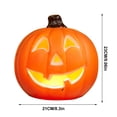 thumbnail image 3 of Yyuenw Halloween Jack-O'-Lantern LED Light, Waterproof Glowing Pumpkin Decoration for Outdoor Yard, Garden, Mall, Shop Window Display, 3 of 8