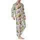 thumbnail image 2 of Balery America Landmarks1 Pijama para Hombre de Dos Piezas con Manga Larga, Conjunto de Dormir y Descanso Suave con Bolsillos-XX-Large, 2 of 6