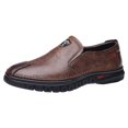 thumbnail image 5 of Mens Walking Loafers Fashion Casual Comfortable Work Oxford Dress Shoes Leather Slip on Oxfords, 5 of 8