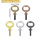 thumbnail image 5 of 7 Pcs Metal Bottle Opener Blank Stainless Steel Flat Inserts Kit Beer Hardware for Wine, 5 of 8