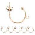 thumbnail image 1 of 6Pcs Earring Hooks Metal Earring Hooks Dangle Earrings Making Earring Hooks DIY Earring Material, 1 of 8