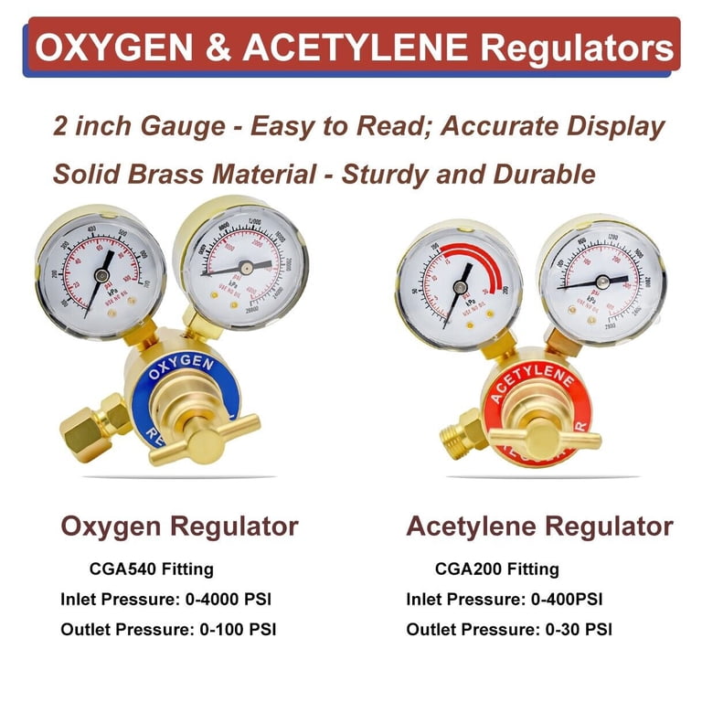 Y Valve Set For Oxygen/Acetylene/Propane Regulators - Run Two Torches At Once