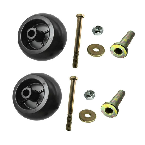 Kit de ruedas de cubierta con pernos y contratuercas. Repuestos resistentes. Accesorios de repuesto para 116-9981, 68-2730, 103-3168 y 103-4051. Kit de 2 piezas