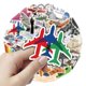 thumbnail image 3 of Dww-50 Airplane Stickers, Laptop Stickers, Vinyl Stickers, Car Stickers, Luggage, Skateboard Stickers, 3 of 3