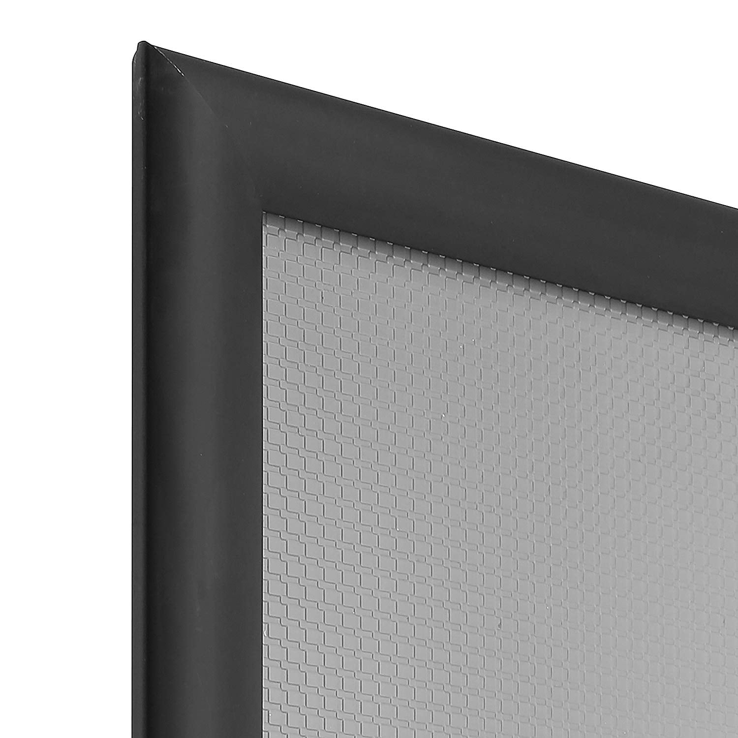 M&T Displays Snap Frame 18x24 Inch, Poster Size 1 Inch, Black Color Profile, Front Loading, Mitered Corner (2 Frames)
