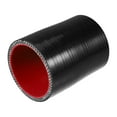 thumbnail image 5 of Unique Bargains 48-51mm 1.9"-2" ID Straight Silicone Reducer Hose Silicone Hose Coupler Intercooler Tube Black for Car, 5 of 6