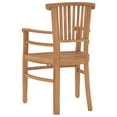 thumbnail image 5 of vidaXL 7 Piece Garden Dining Set Solid Wood Teak, 5 of 5