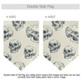 thumbnail image 2 of Skulls Garden Flag 18" x 12.5" Double Sided Yard Lawn Outdoor Decor Small Yard Flags, 2 of 6