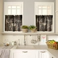 thumbnail image 3 of Coffee Kitchen Window Curtains Valance 3 Piece Set,Cofe Themed Printed Window Curtains Bedroom Living Room Cafe Home Decor Curtains Valance, 3 of 6