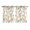 White Red Orange, variant on Carrots Easter Kitchen Curtains Short 45 Inch Length, Watercolor Orange Green Vegetable Grommet Top Bedroom Living Room Curtains, Light Filtering Cafe Curtain Drapes 2 Panels Set 84''x45''
