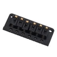 thumbnail image 4 of Electric Guitar Bridge, Hardtail Saddle Bridge Fine Workmanship Zinc Alloy Copper 78mm 6 String  For Replacement, 4 of 9