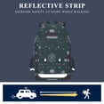 thumbnail image 5 of FORMRS Unisex School Backpack 17" Student Travel Bag with Laptop Compartment, Christmas Santa Hats, 5 of 7