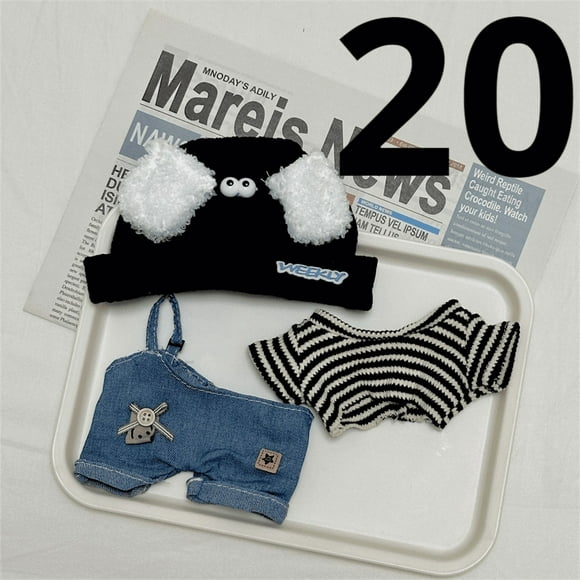 Ensemble de Vêtements pour Poupée en Coton Cool Love and Deepspace avec Vêtements d'Idole de 20cm Accessoires de Déguisement Xavier Zayne Rafayel ralayo