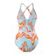thumbnail image 3 of MKLEKYY Trajes De Baño Mujer 2 Piezas Womens Maternity V Neck Swimwear Bathing Beach Sexy Swimsuit Suits Maternity Pregnancy Floral Bikini Swimwear, 3 of 5