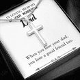 thumbnail image 4 of Collier Croix Commémorative pour Papa, Carte de Condoléances, 4 of 7