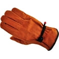thumbnail image 2 of G & F Split Cowhide Leather Gloves with Ball and Tape, Straight Thumb, Large, 3 Pairs Brown, 2 of 5