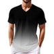 thumbnail image 1 of Summer Men's Popular T-shirt Printed V-neck Short Sleeved T-shirt2XL, 1 of 5