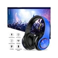 thumbnail image 4 of Wireless Gaming Headset With Microphone Bluetooth 5.2, Foldable Over Ear Headphones With Dual Wired/Wireless Mode, Long Battery Life, Lightweight Comfortable Design For PC Laptop Phone Travel Sports, 4 of 17