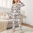 thumbnail image 2 of Hello Kitty Long Sleeve Top And Pants 2 Piece Pajama Set, 2 of 8