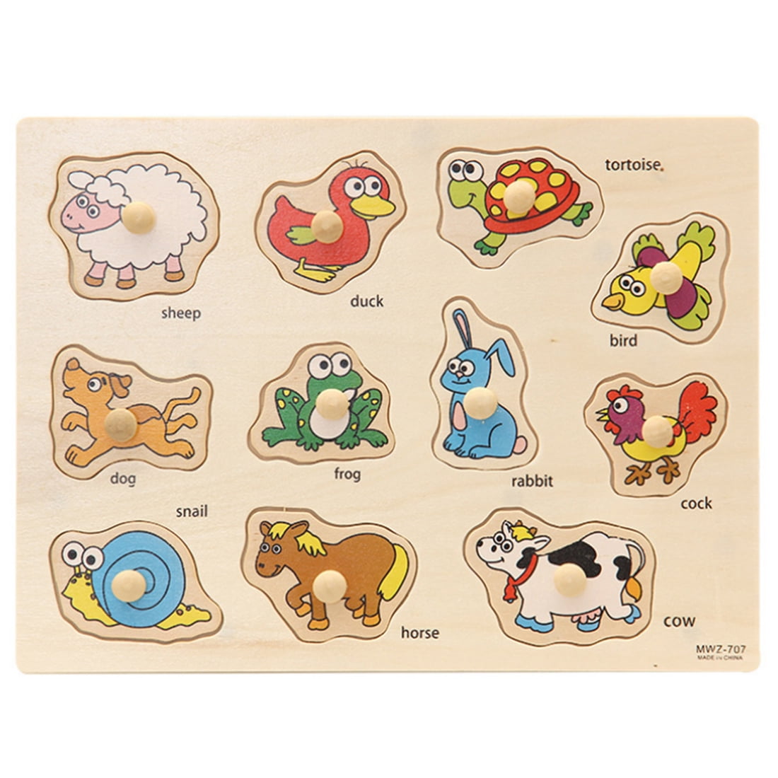 wooden & pegged puzzles