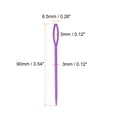 thumbnail image 2 of Unique Bargains Plastic Sewing Needles, 9cm Large Eye Blunt Learning Needles, Purple 90 Pack, 2 of 4