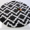 thumbnail image 4 of Ladole Rugs Dark Grey White Indoor Solid Plain Shag Soft Area Rug Mat Carpet Runner for Living Bed room Entry way Patio Small Medium Large Non Slip Skid Size 3x5. 4x6 5 x 8 7 x 10 9 by 12 11 feet ft, 4 of 4