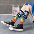 thumbnail image 5 of KLL Funny Cats Print Cool Socks Men's Women's Crew Socks Funny Crazy Novelty Stockings, 5 of 6