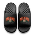 thumbnail image 2 of Unisex ISlide Miami Hurricanes Varsity Stack Motive Slide Sandals, 2 of 5