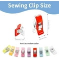 thumbnail image 2 of 400 Pcs Sewing Clips Quilting Clips Multipurpose Sewing Clips Plastic Clips for Sewing Assorted Colors Sewings Clips for Fabric Mini Clips for Plastic Clips for Crafts, 2 of 7